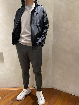 「TATRAS（タトラス）のアイテム（ブルゾン）」を使った、_さん（メンズ・175cm）の冬コーディネート