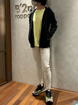「B'2nd（ビーセカンド）のアイテム（シューズ）」を使った、_さん（メンズ・175cm）の冬コーディネート