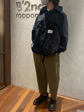 「B'2nd（ビーセカンド）のアイテム」を使った、_さん（メンズ・175cm）の冬コーディネート