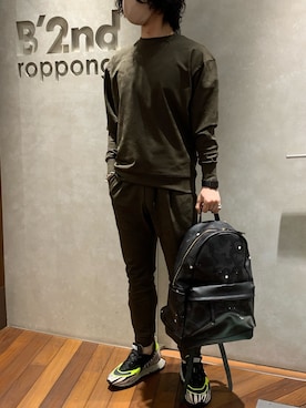 「B'2nd（ビーセカンド）のアイテム」を使った、_さん（メンズ・175cm）の春コーディネート