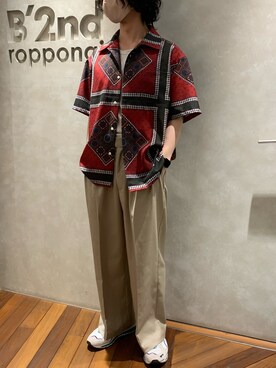 「ファッションの力を信じよう」｜「アイテム（レッグウェア）」を使った、_さん（メンズ・175cm）の春コーディネート