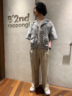 「POLIQUANT（ポリクアント）のアイテム」を使った、_さん（メンズ・175cm）の春コーディネート