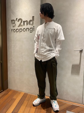 「POLIQUANT（ポリクアント）のアイテム」を使った、_さん（メンズ・175cm）の春コーディネート