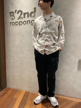 「LUSOR（ルーソル）のアイテム」を使った、_さん（メンズ・175cm）の春コーディネート