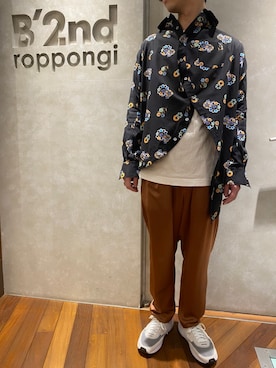 「MARBLES（マーブルズ）のアイテム」を使った、_さん（メンズ・175cm）の春コーディネート