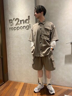 「MESS THE MAN.（メスザマン）のアイテム」を使った、_さん（メンズ・175cm）の春コーディネート