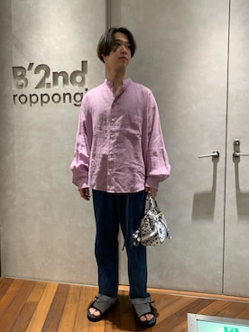 「B'2nd（ビーセカンド）のアイテム」を使った、_さん（メンズ・175cm）の春コーディネート