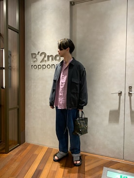 「GENTIL BANDIT（ジャンティバンティ）のアイテム」を使った、_さん（メンズ・175cm）の春コーディネート