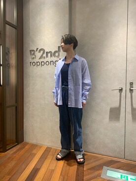 「LUSOR（ルーソル）のアイテム」を使った、_さん（メンズ・175cm）の春コーディネート