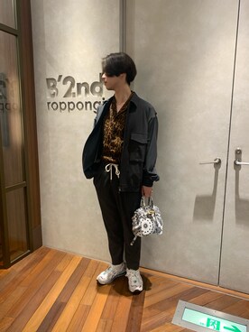 「B'2nd（ビーセカンド）のアイテム（バッグ）」を使った、_さん（メンズ・175cm）の夏コーディネート