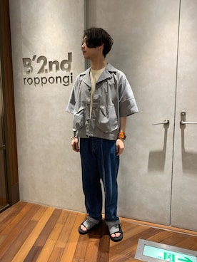 「POLIQUANT（ポリクアント）のアイテム」を使った、_さん（メンズ・175cm）の夏コーディネート