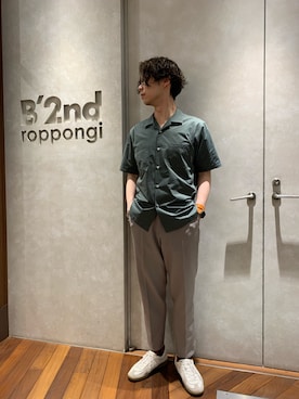 「MARCOMONDE（マルコモンド）のアイテム」を使った、_さん（メンズ・175cm）の夏コーディネート