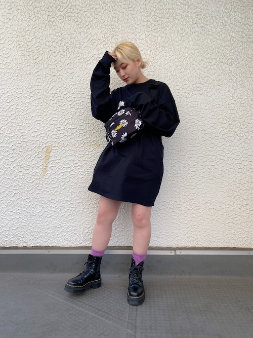 X Girl 原宿mikuさんのワンピースを使ったコーディネート Zozotown