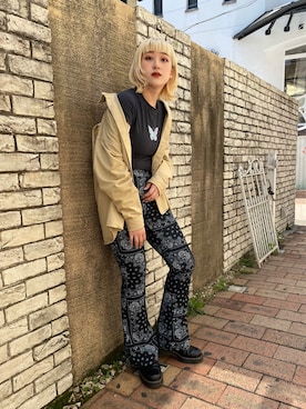 MIKUさん（レディース・157cm）の春コーディネート