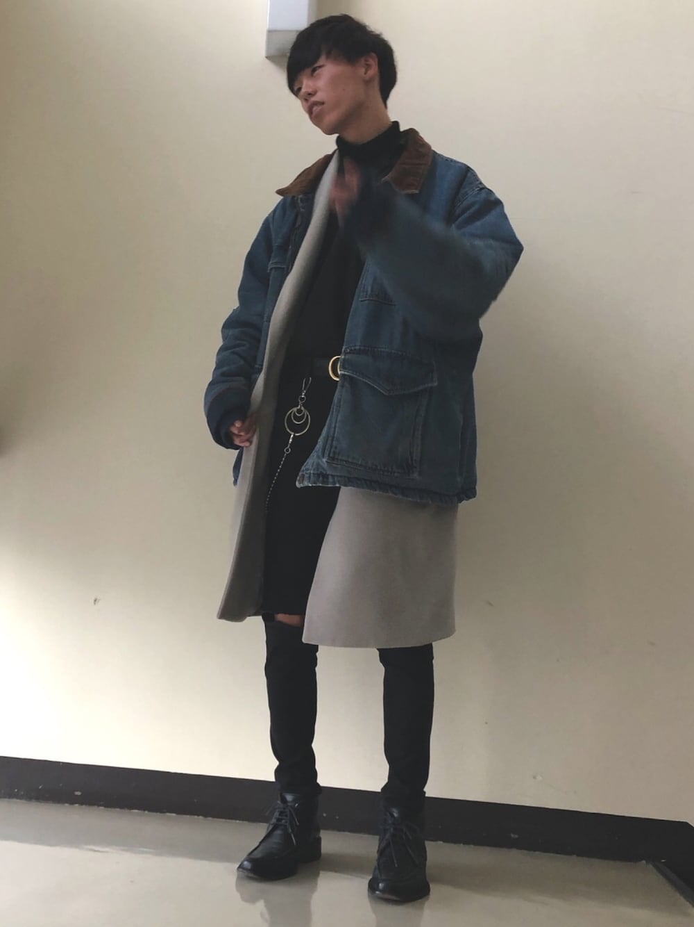 HARE（ハレ）の「CASHEEP HIGHLAND WOOL オーバーコート(HARE