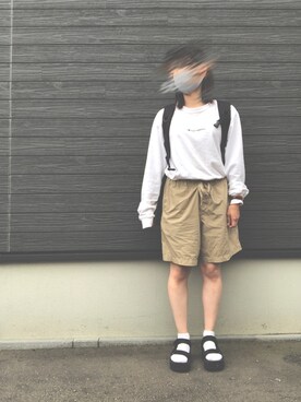 「ラブアンドピース2020」｜「アイテム（チノパンツ）」を使った、RINO ARAYAさん（レディース・152cm）の秋コーディネート