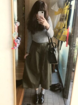 umi**さん（レディース・154cm）の秋コーディネート