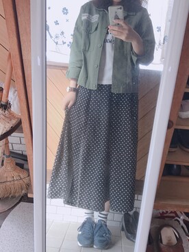 umi**さん（レディース・154cm）の春コーディネート