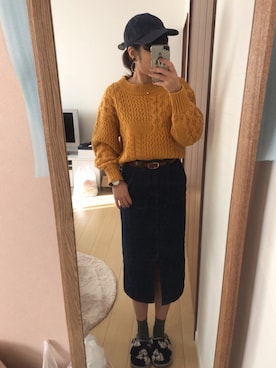 umi**さん（レディース・154cm）の秋コーディネート