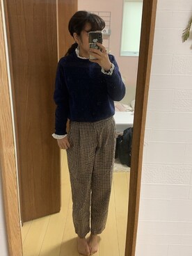 umi**さん（レディース・154cm）の冬コーディネート