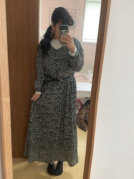 umi**さん（レディース・154cm）の冬コーディネート