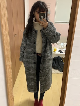 umi**さん（レディース・154cm）の冬コーディネート