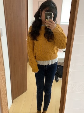 umi**さん（レディース・154cm）の冬コーディネート
