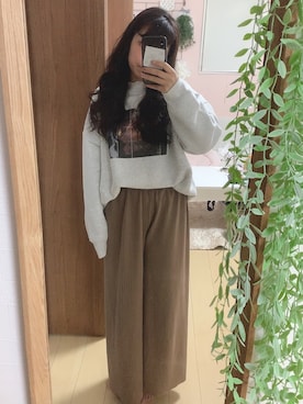 umi**さん（レディース・154cm）の秋コーディネート