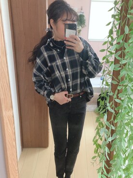 umi**さん（レディース・155cm）の冬コーディネート