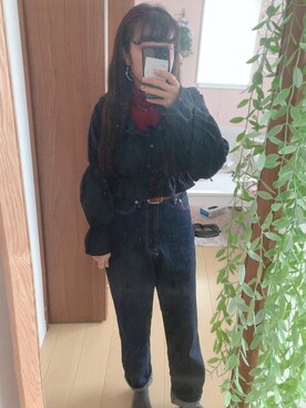 umi**さん（レディース・155cm）の冬コーディネート