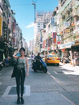 「SAINT LAURENT PARIS（サンローランパリ）のアイテム（財布/小物）」を使った、미미さん（レディース・158cm）の夏コーディネート