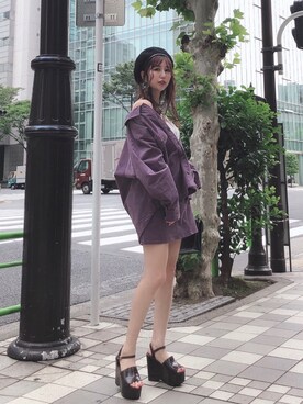 「archives（アルシーヴ）のアイテム（帽子）」を使った、aya0119さん（レディース・162cm）の秋コーディネート