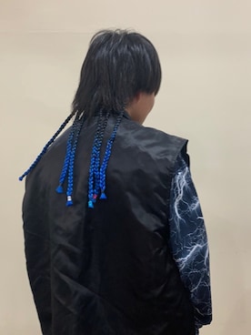 「Guess（ゲス）のアイテム（その他アウター）」を使った、kitsuneninaritai さん（メンズ・164cm）の春コーディネート