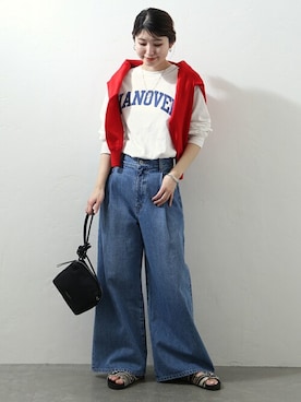 「Odub（オーダブ）のアイテム」を使った、sumiさん（レディース・163cm）の冬コーディネート