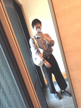「アイテム（バングル/リストバンド）」を使った、かんきさん（メンズ・177cm・20代）の春コーディネート