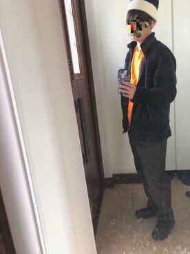 「N.HOOLYWOOD（N.ハリウッド）のアイテム（ニットキャップ/ビーニー）」を使った、おやびんさん（メンズ・170cm）の秋コーディネート