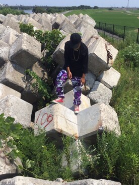 「ROTHCO（ロスコ）のアイテム（パンツ、ホワイト系）」を使った、soutaさん（メンズ）の秋コーディネート