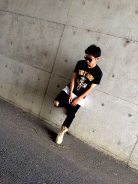 「ROTHCO（ロスコ）のLHP/エルエイチピー/ROTHCO/ロスコ/G.I Type Jungle Boots（ブーツ、ベージュ系）」を使った、soutaさん（メンズ）の秋コーディネート