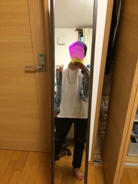 「ZARA（ザラ）のアイテム（デニムジャケット、ブルー系）」を使った、soutaさん（メンズ）の秋コーディネート