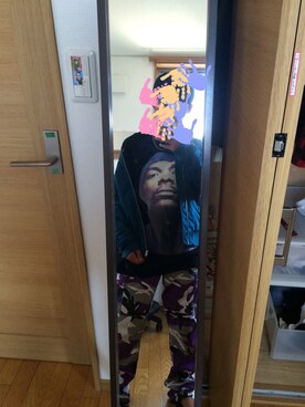 「ROTHCO（ロスコ）の＜ROTHCO＞ COLOR CAMO BDU PANTS/パンツ（カーゴパンツ、パープル系）」を使った、soutaさん（メンズ）の秋コーディネート