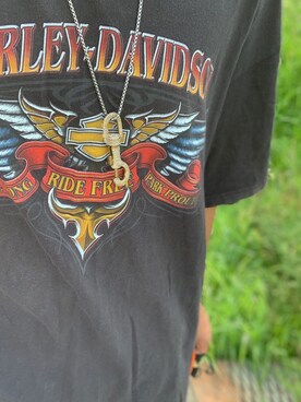 「Harley-Davidson（ハーレーダビッドソン）のアイテム（トップス、その他）」を使った、soutaさん（メンズ）の春コーディネート