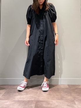 「ジャックパーセル」｜「アイテム（ワンピース/ドレス）」を使った、さちほさん（レディース・157cm）の夏コーディネート