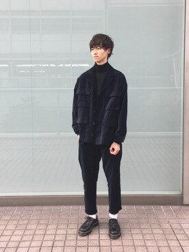 「HARE（ハレ）のアイテム（その他アウター）」を使った、裕真 ・IGARIさん（メンズ・180cm）の秋コーディネート