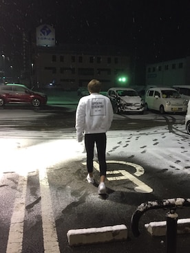 「OPENING CEREMONY（オープニングセレモニー）のアイテム（ブルゾン）」を使った、だいきさん（メンズ・171cm）の冬コーディネート