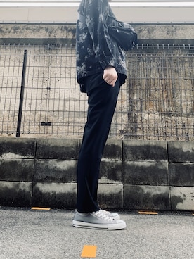 「MONKEY TIME（モンキータイム）のアイテム（バッグ）」を使った、kyungさん（メンズ・186cm）の春コーディネート
