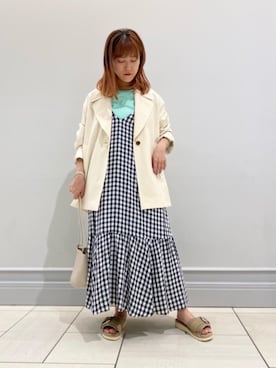 「Lepidos（レピドス）のアイテム」を使った、あおのさん（レディース・160cm）の春コーディネート