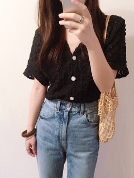 「Anne（アーネ）のアイテム」を使った、chieさん（レディース・150cm）の夏コーディネート