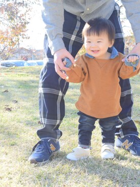 sakai.さん（キッズ・70cm）の秋コーディネート