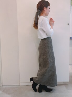 佳帆里さん（レディース・150cm）の秋コーディネート