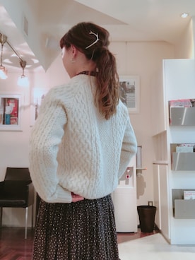 佳帆里さん(レディース・150cm)の冬コーディネート